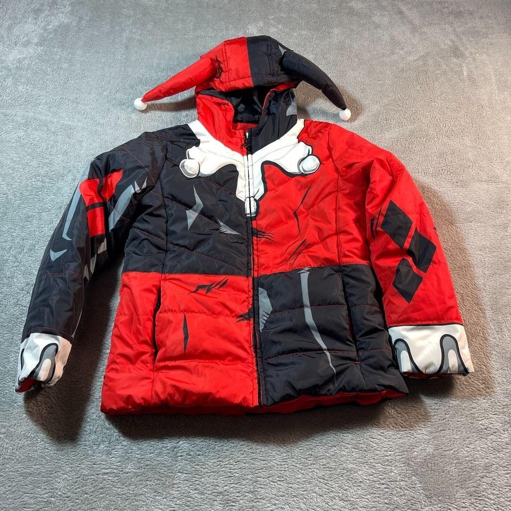 Fun Wear Jacket Hoodie Red Harley Quinn Dc Comics Anime Cosplay Artsy 12‎